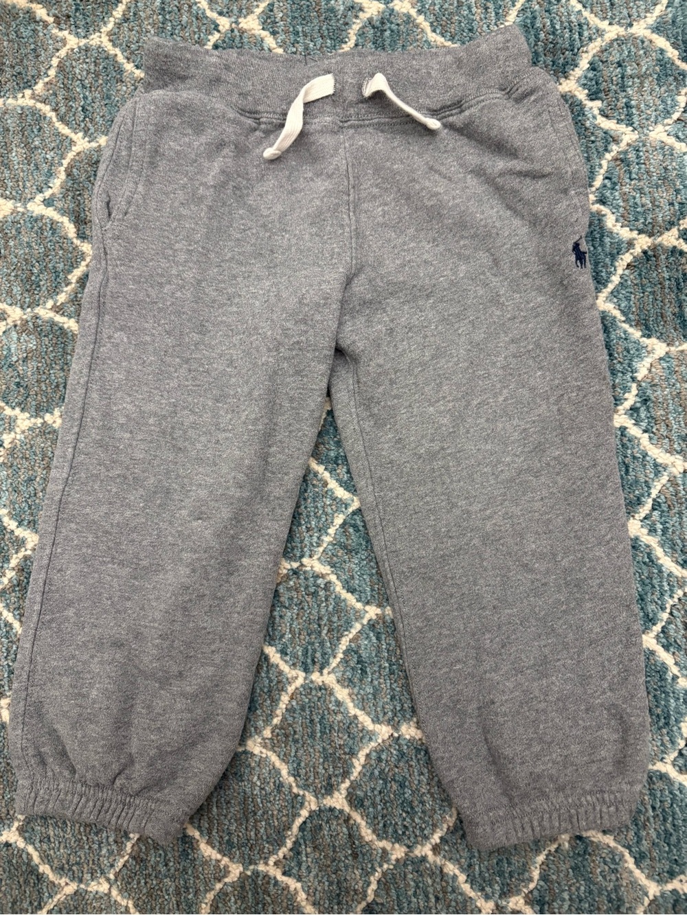 Polo by Ralph Lauren Gray Kids Sweatpants with Drawstring